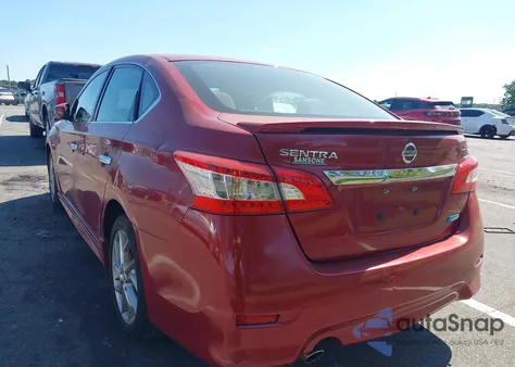 2013 Nissan Sentra Sr from USA, damaged, VIN 3N1AB7AP7DL752308
